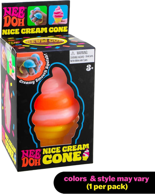 Needoh Nice Cream Cone - Sensory Squeeze Toy by Schylling