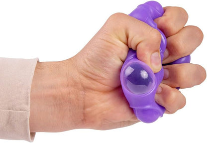 Schylling NeeDoh Happy Snappy Ball - Sensory Squeeze Toy - Air Filled Perfect Pop - 2.5" Wide - Color May Vary (Pack of 1)