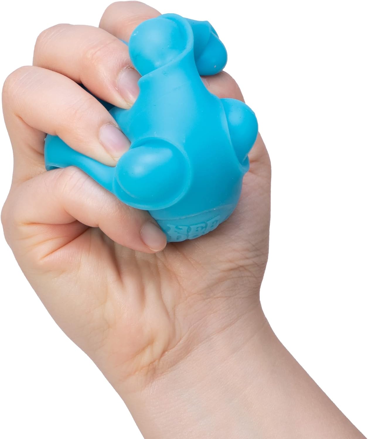 Schylling NeeDoh Happy Snappy Ball - Sensory Squeeze Toy - Air Filled Perfect Pop - 2.5" Wide - Color May Vary (Pack of 1)