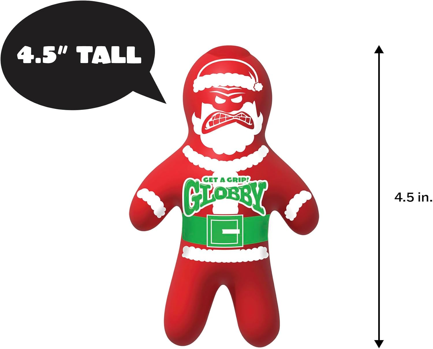 Schylling NeeDoh - Squishmas 2024 - Santa Globby - One Per Box