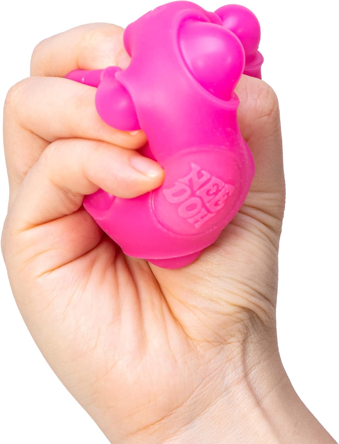 Schylling NeeDoh Happy Snappy Ball - Sensory Squeeze Toy - Air Filled Perfect Pop - 2.5" Wide - Color May Vary (Pack of 1)