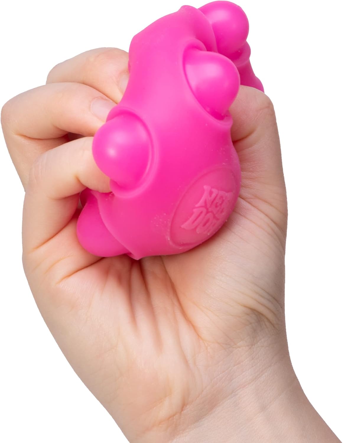 Schylling NeeDoh Happy Snappy Ball - Sensory Squeeze Toy - Air Filled Perfect Pop - 2.5" Wide - Color May Vary (Pack of 1)