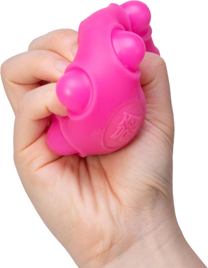 Schylling NeeDoh Happy Snappy Ball - Sensory Squeeze Toy - Air Filled Perfect Pop - 2.5" Wide - Color May Vary (Pack of 1)