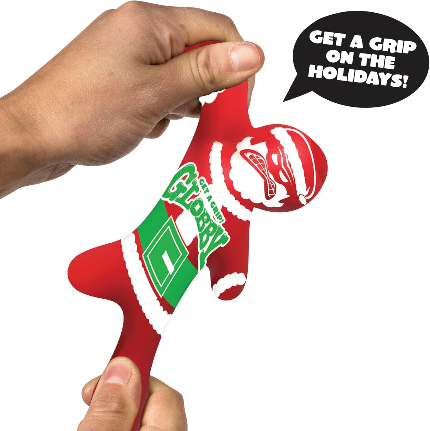 Schylling NeeDoh - Squishmas 2024 - Santa Globby - One Per Box