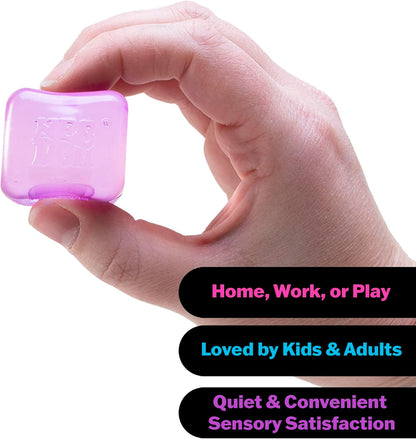 Schylling NeeDoh Nice Ice Baby 4 Pack - Sensory Squeeze Toy - 1.5" Cube - Colors May Vary