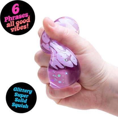 Schylling Needoh Good Vibes Only - Sensory Squeeze Toy - Colors May Vary (1 Per Pack)