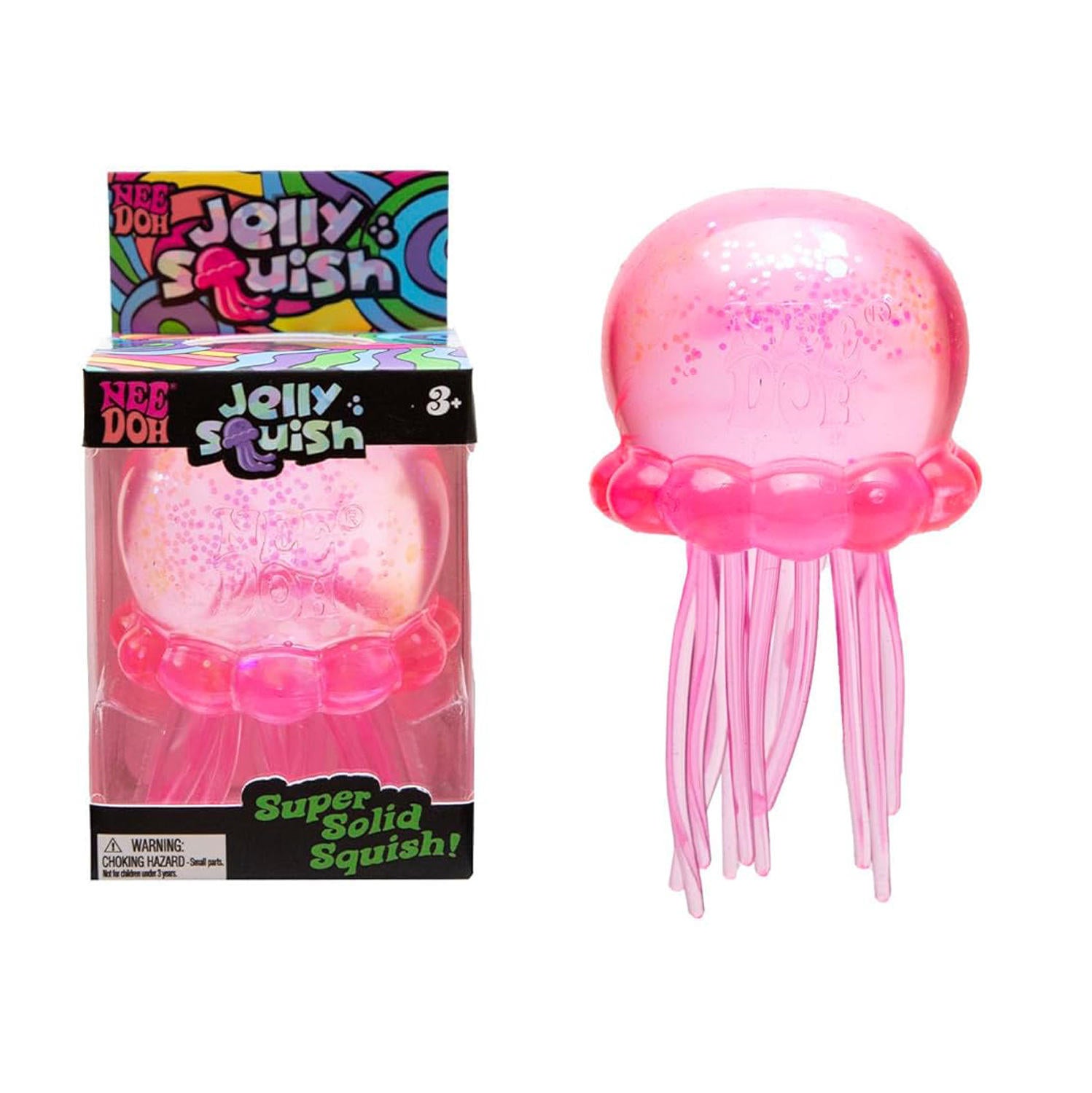 NeeDoh JellySquish Pink JellyFish