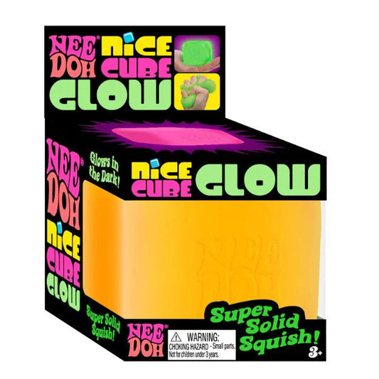 Rarest NeeDoh Nice Cube Limited-Edition Glow and Glitter Exclusive Stock