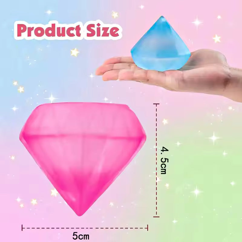 Schylling NeeDoh Groovy Jewel - Sensory Toy - Satisfying Super Sparkly Jelly Filling